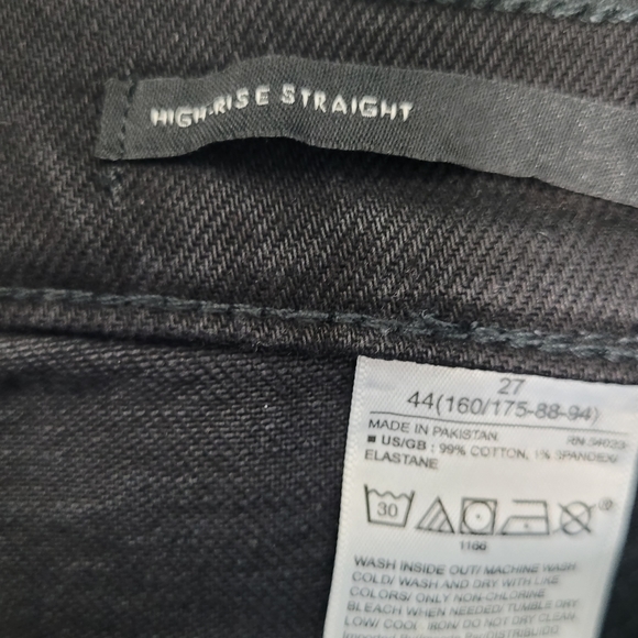 Banana Republic Black Staight Leg Jeans - Picture 5 of 7